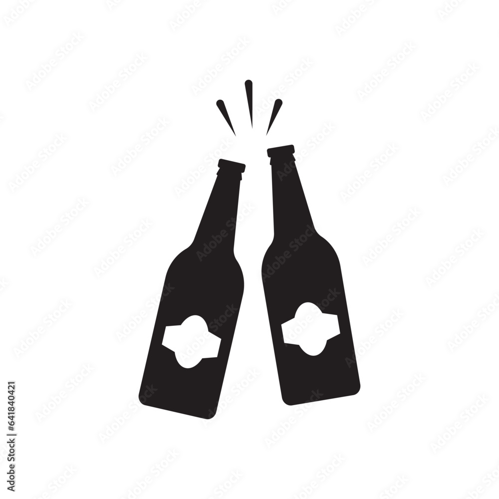 Beer icon logo template