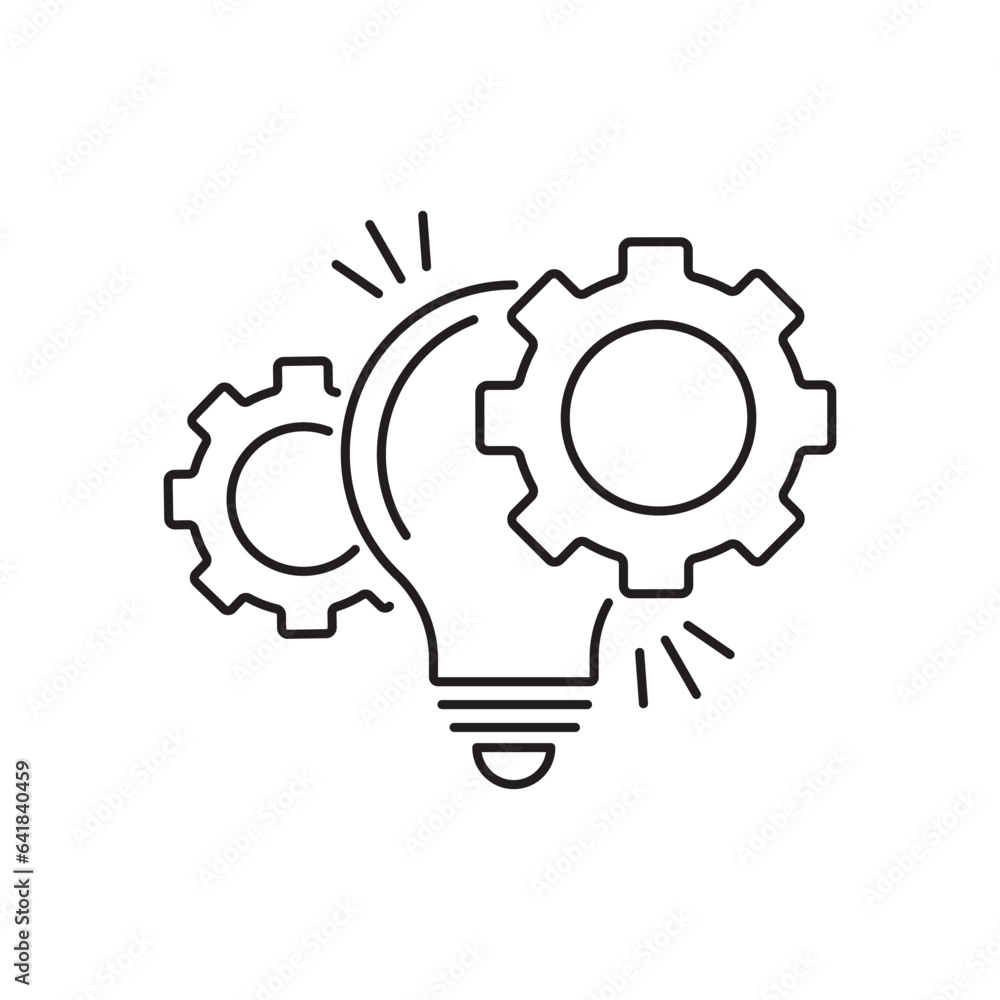 The interaction of a light bulb and gears. Improving functionality opportunity. Modernization technical capabilities The interaction of a light bulb and gears. Improving functionality opportunity. Modernization technical capabilities