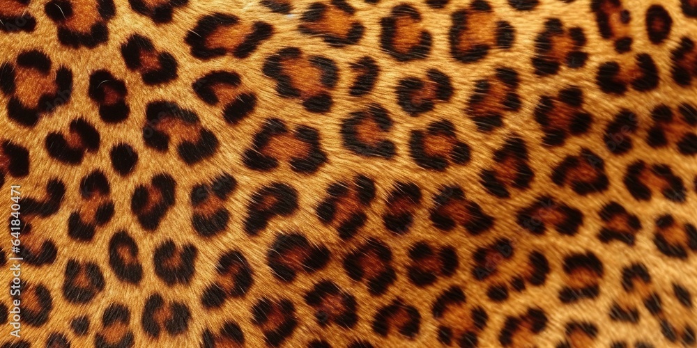 AI Generated. AI Generative. Leopard skin fur texture decoration background. Can be used for graphic or fashion design template AI Generated. AI Generative. Leopard skin fur texture decoration background. Can be used for graphic or fashion design template