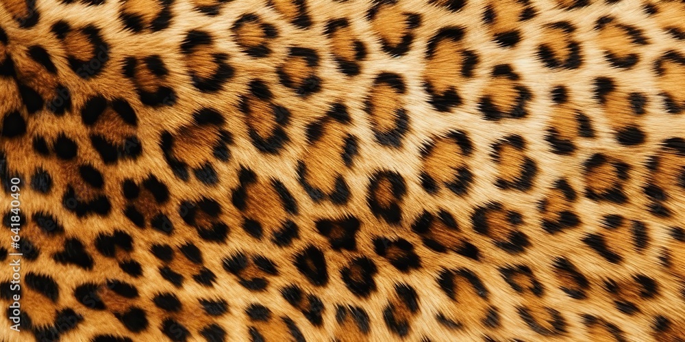 AI Generated. AI Generative. Leopard skin fur texture decoration background. Can be used for graphic or fashion design template AI Generated. AI Generative. Leopard skin fur texture decoration background. Can be used for graphic or fashion design template