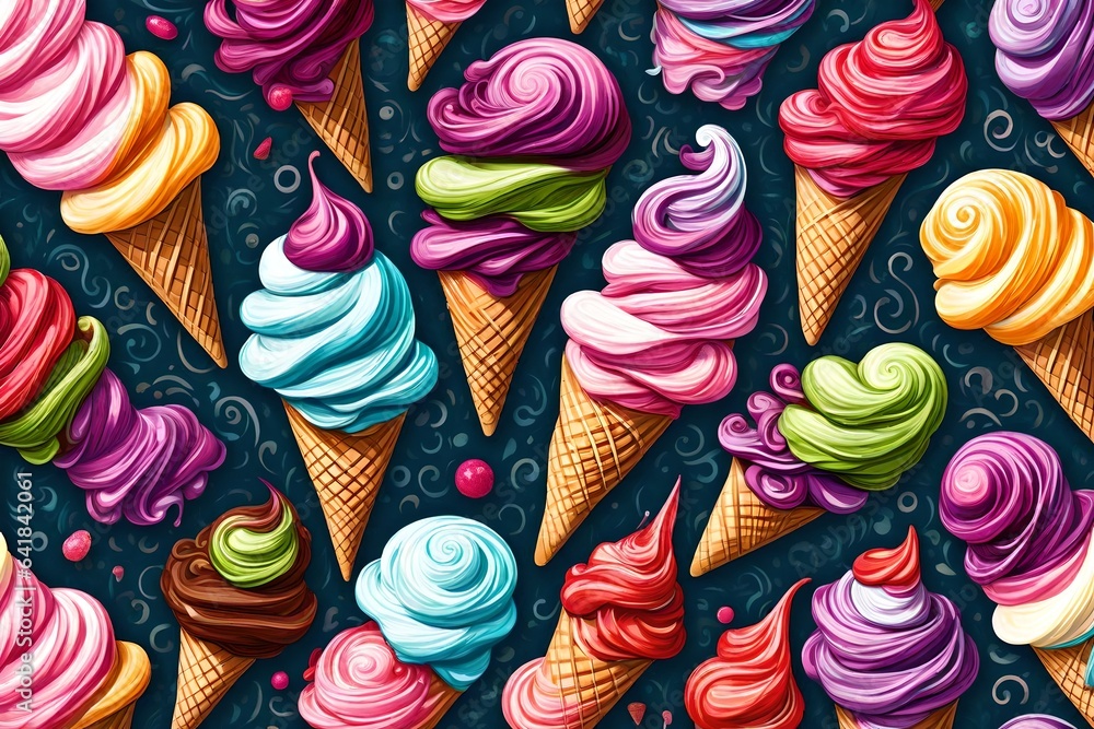 PROMPTS LOOKS LIKE CAPTURED BY HD CAMERA ChatGPT Generate a high-definition image of a delectable ice cream cone with vibrant swirls and textures that entice the senses PROMPTS LOOKS LIKE CAPTURED BY HD CAMERA ChatGPT Generate a high-definition image of a delectable ice cream cone with vibrant swirls and textures that entice the senses