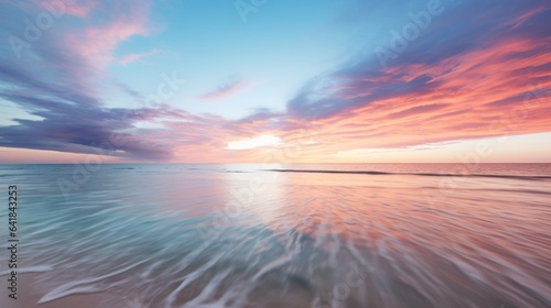 calm tropical beach horizon © id512