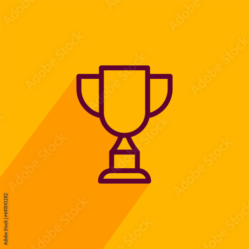 trophy icon vector illustration