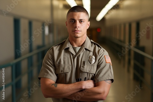 correctional officer in a prison