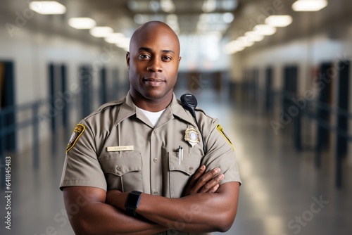 correctional officer in a prison