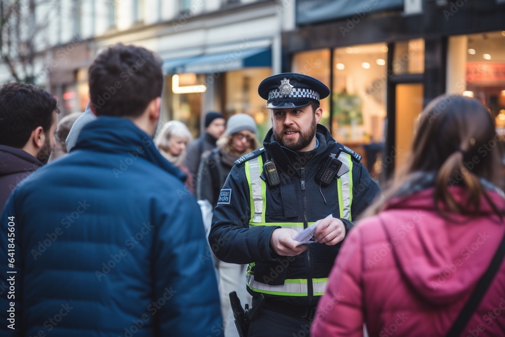 police officer addressing the public police officer addressing the public