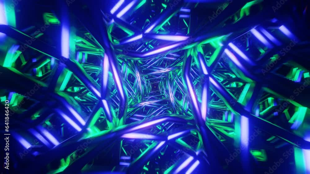 Neon strobe disco backdrop pulsates rhythmically with lights. Neon strobe disco backdrop pulsates rhythmically with lights.