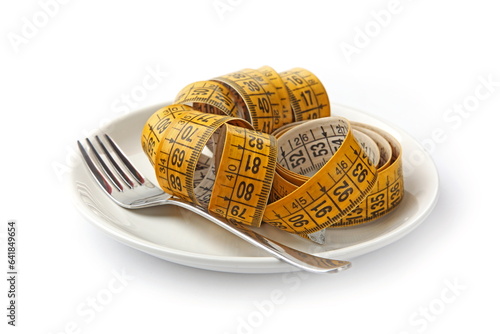 The concept photo of weight loss