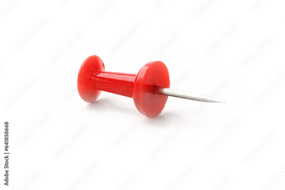 The red push pin The red push pin
