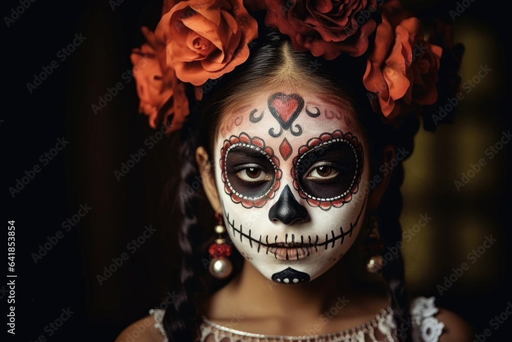 Little Calaca Mexican girl Little Calaca Mexican girl
