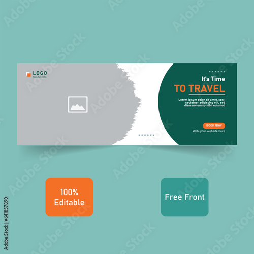 Travel Cover Template  Design 
