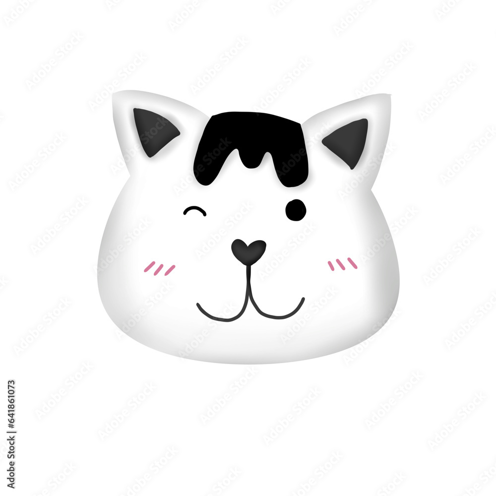 cat white cat white