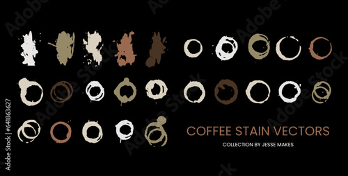 Coffee Stain Vectors Textures