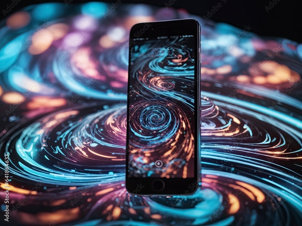 Universe in Phone Cosmic Mobile addiction Transfluorescent effect