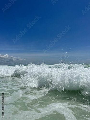Hurricane Idalia outer band waves Emerald Coast Florida © Gerri