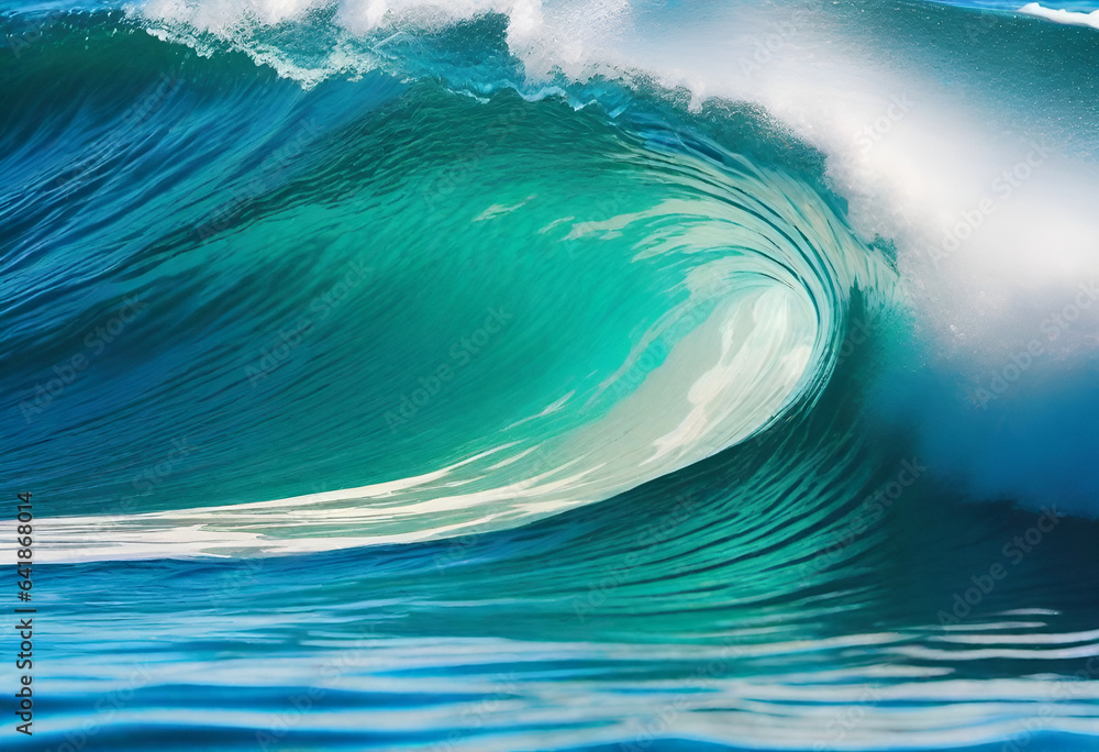 Blue ocean wave background Blue ocean wave background