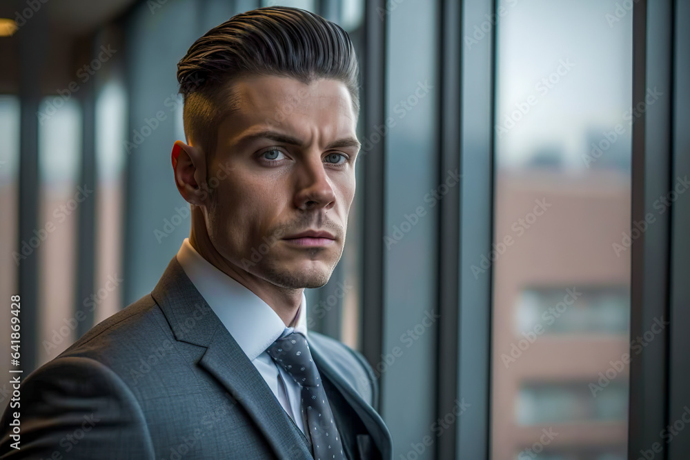 Corporate Vent: Man in Business Attire Shouts, Expressing Intense Emotion and Workplace Pressures, ai generative Corporate Vent: Man in Business Attire Shouts, Expressing Intense Emotion and Workplace Pressures, ai generative