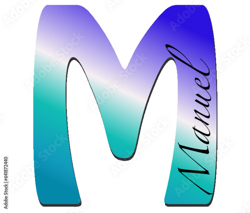 Manuel - ideal for websites, emails, presentations, greetings, banners, cards, books, t-shirt, sweatshirt, prints, mug, Sublimation, Cricut

