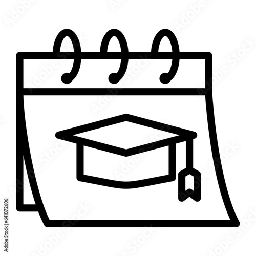 Academic Year Outline Icon