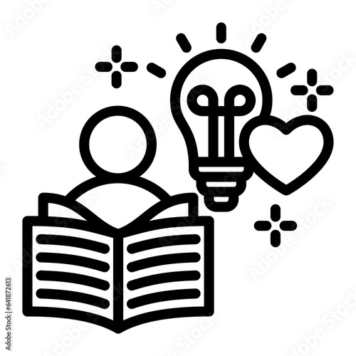 Interest Of Study Outline Icon