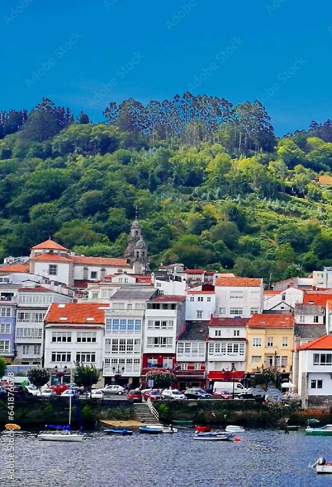 Panorámica de Pontedeume, Galicia