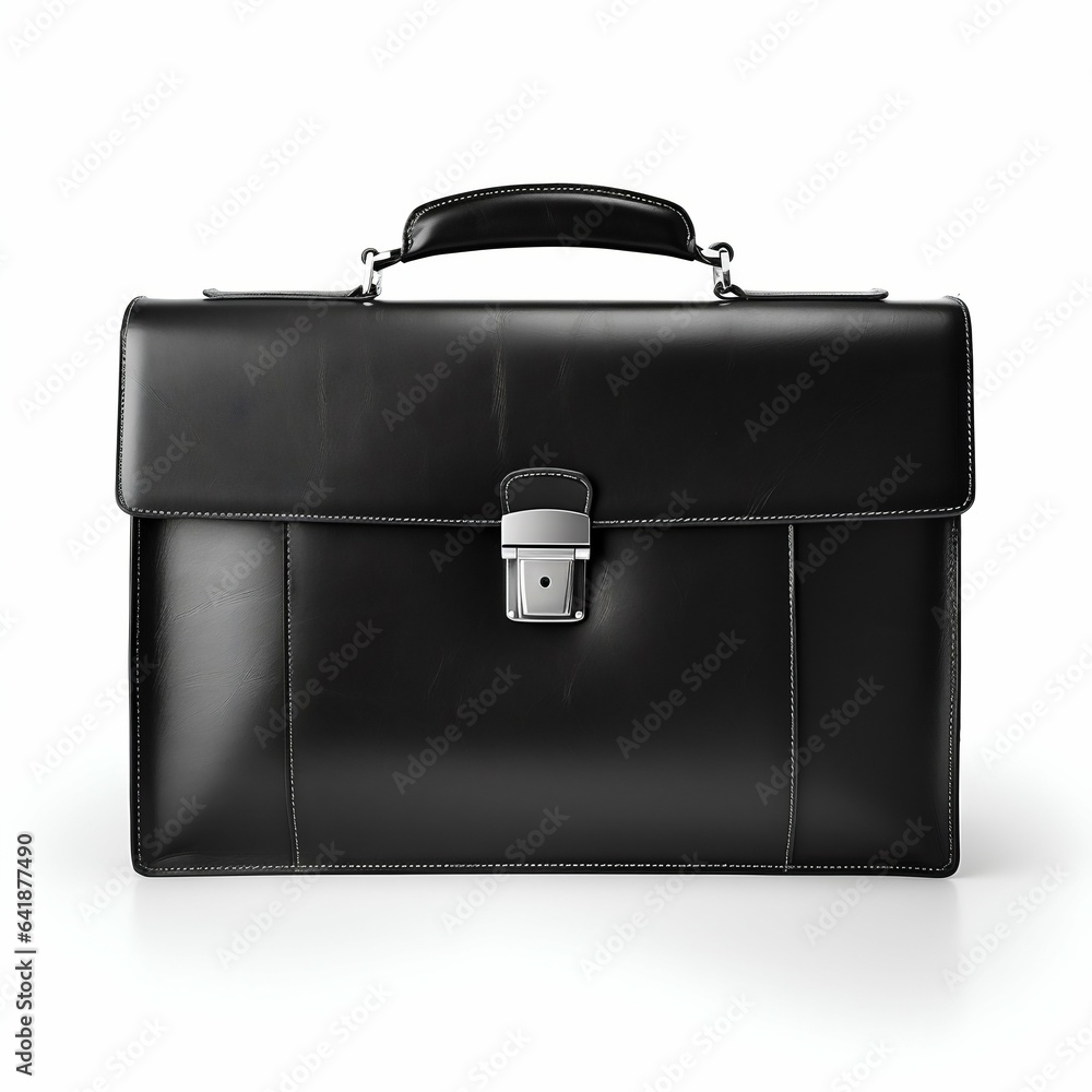 Briefcase Isolated on White Background. Generative ai Briefcase Isolated on White Background. Generative ai