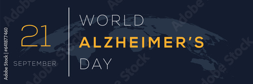 World Alzheimer’s Day, held on 21 September.