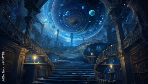 신비로운 마법 계단