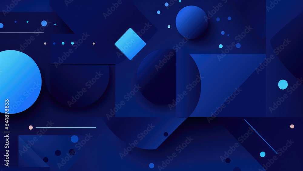 Naklejka premium Abstract, Digital, Geometric, Background, Wallpaper, Illustration