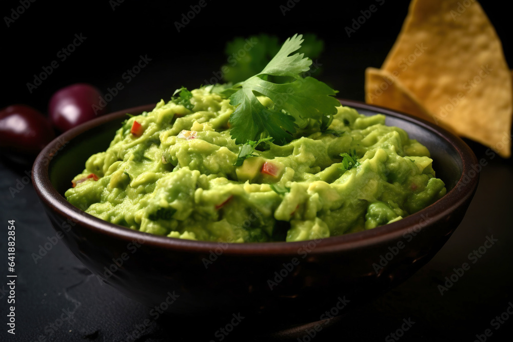 Guacamole with avocado Guacamole with avocado