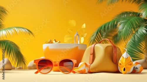 stylish advertising background for vacation - stock concepts © 4kclips