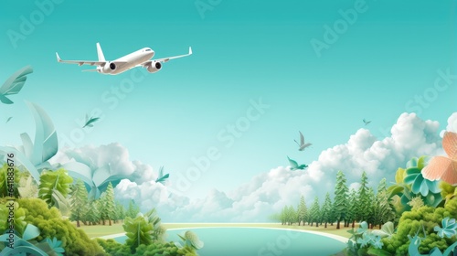 stylish advertising background for travel agency - stock concepts