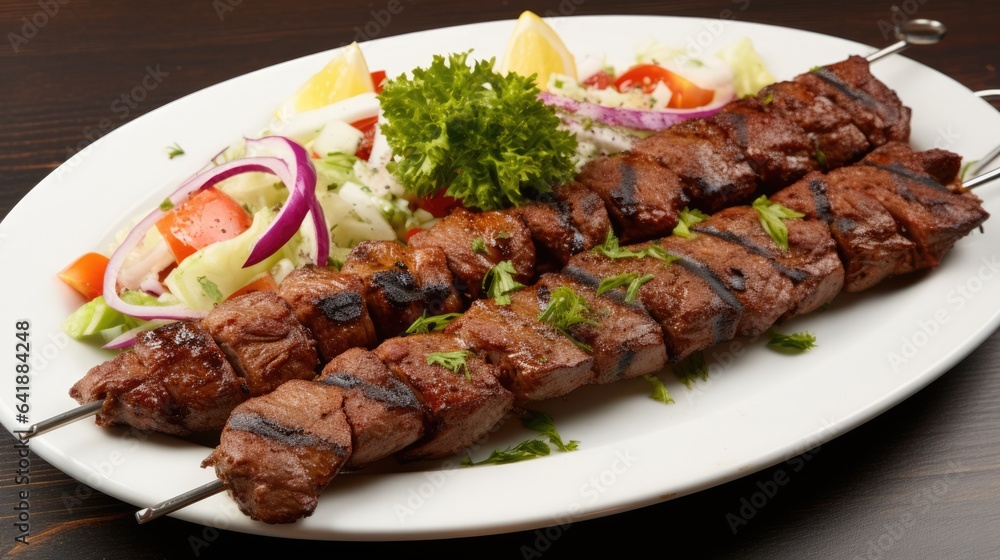 German Kebab - popular dish in Europe - stock concepts