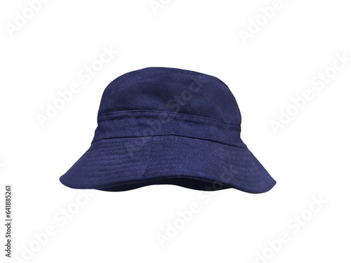 blue bucket hat PNG transparent.
