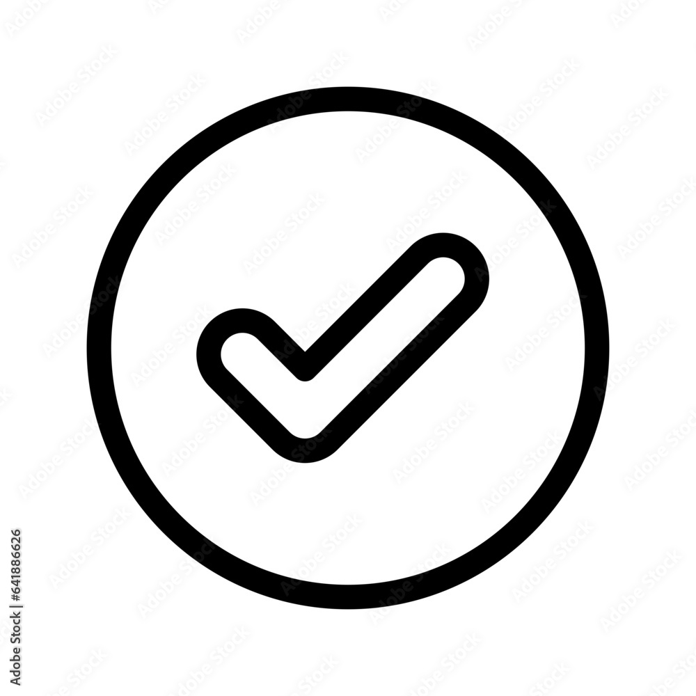 Check Mark Icon Vector Symbol Design Illustration Check Mark Icon Vector Symbol Design Illustration