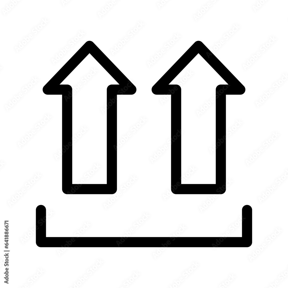 Upright Icon Vector Symbol Design Illustration Upright Icon Vector Symbol Design Illustration