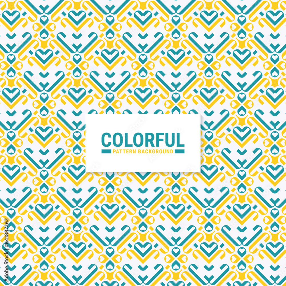 Colorful abstract geometric pattern design Colorful abstract geometric pattern design