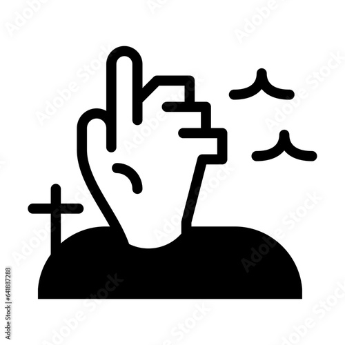 illustration vector graphic of Living dead best for social media in halloween day or presentation, etc