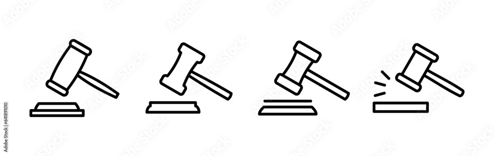 Gavel icon vector. judge gavel icon. auction hammer Gavel icon vector. judge gavel icon. auction hammer