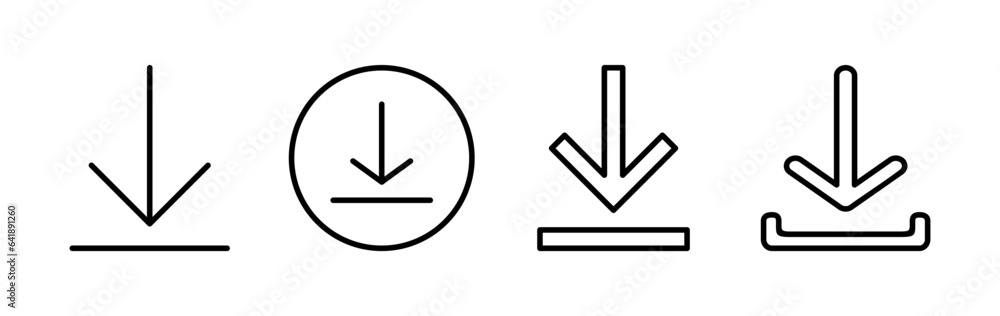 Download icon vector. Downloading vector icon Download icon vector. Downloading vector icon