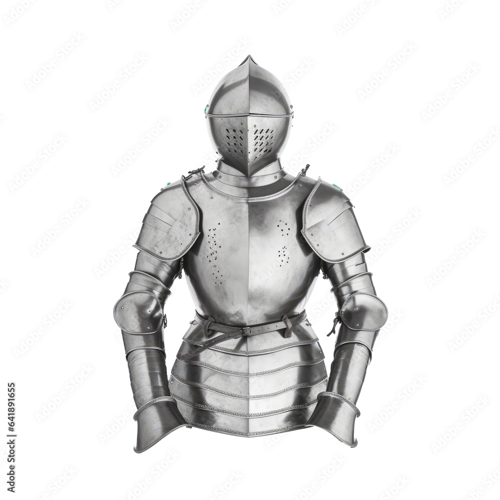 a knight armor generative ai illustration