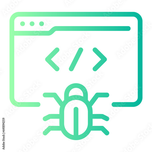 bug gradient icon