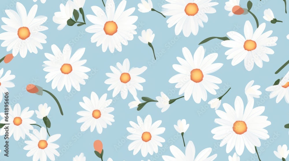 Seamless Daisy Delight Seamless Daisy Delight