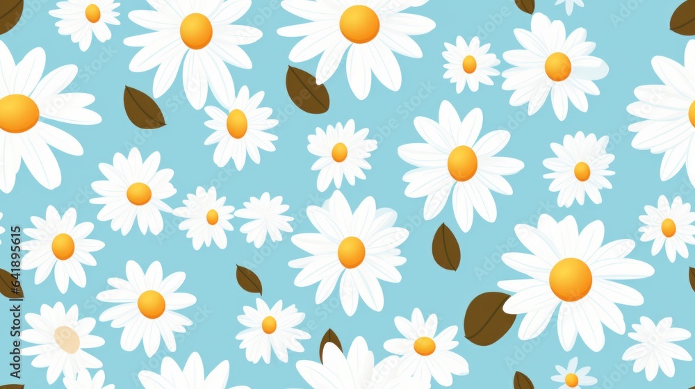 Seamless Daisy Delight Seamless Daisy Delight