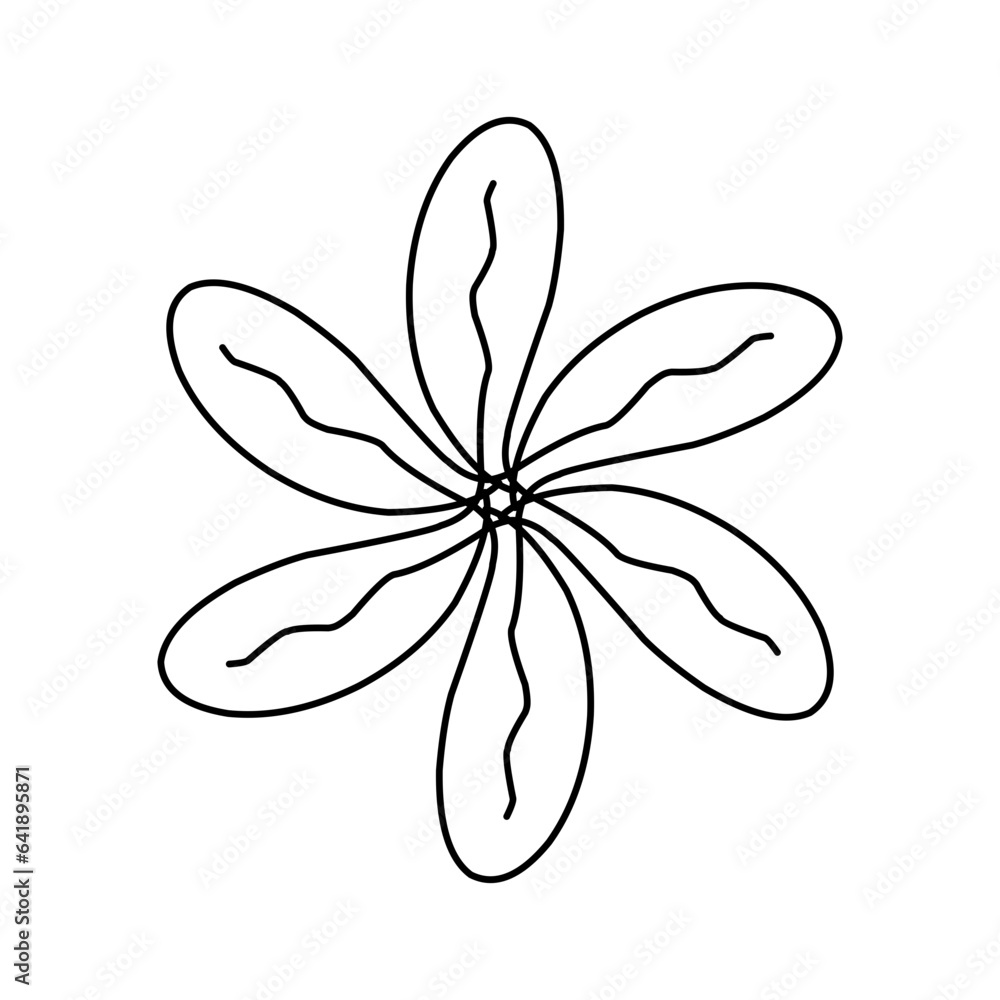 Flower Line Icon 