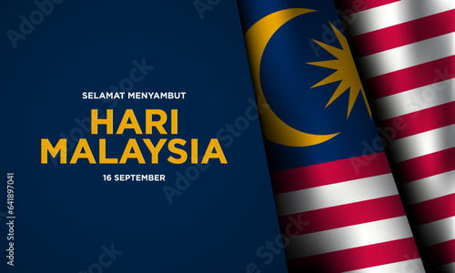 Malaysia Day Background Design.