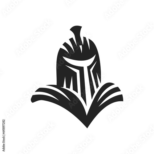 knight logo template Isolated. Brand Identity. Icon Abstract Vector graphic