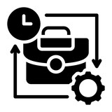 Work Experience Glyph Icon