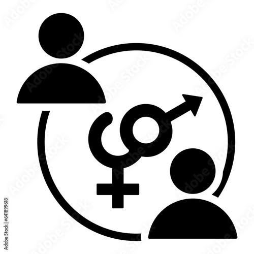 Gender Identity Glyph Icon