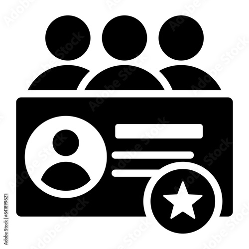 Group Membership Glyph Icon